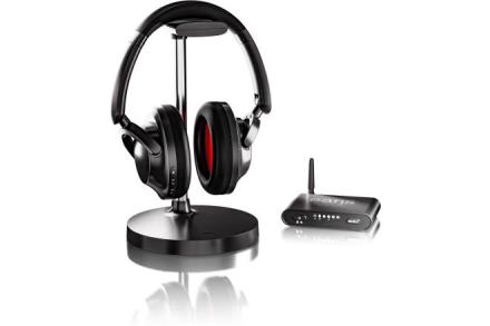 EarisMAX - Sluchátka, Vysílač, Stojánek